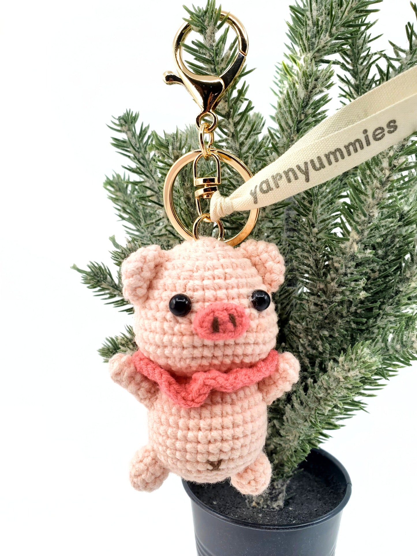 Blossom the Sweet Pig - Pocket Pal Keychain 🐷