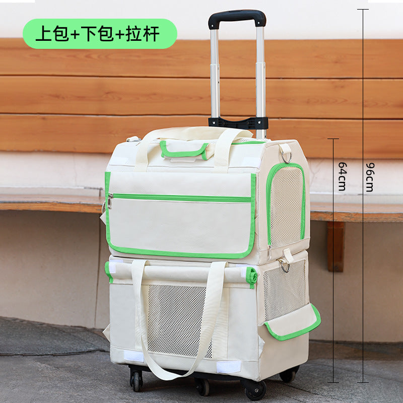 Double-Decker Cat Travel Carrier