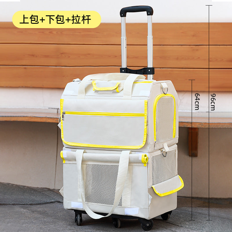 Double-Decker Cat Travel Carrier