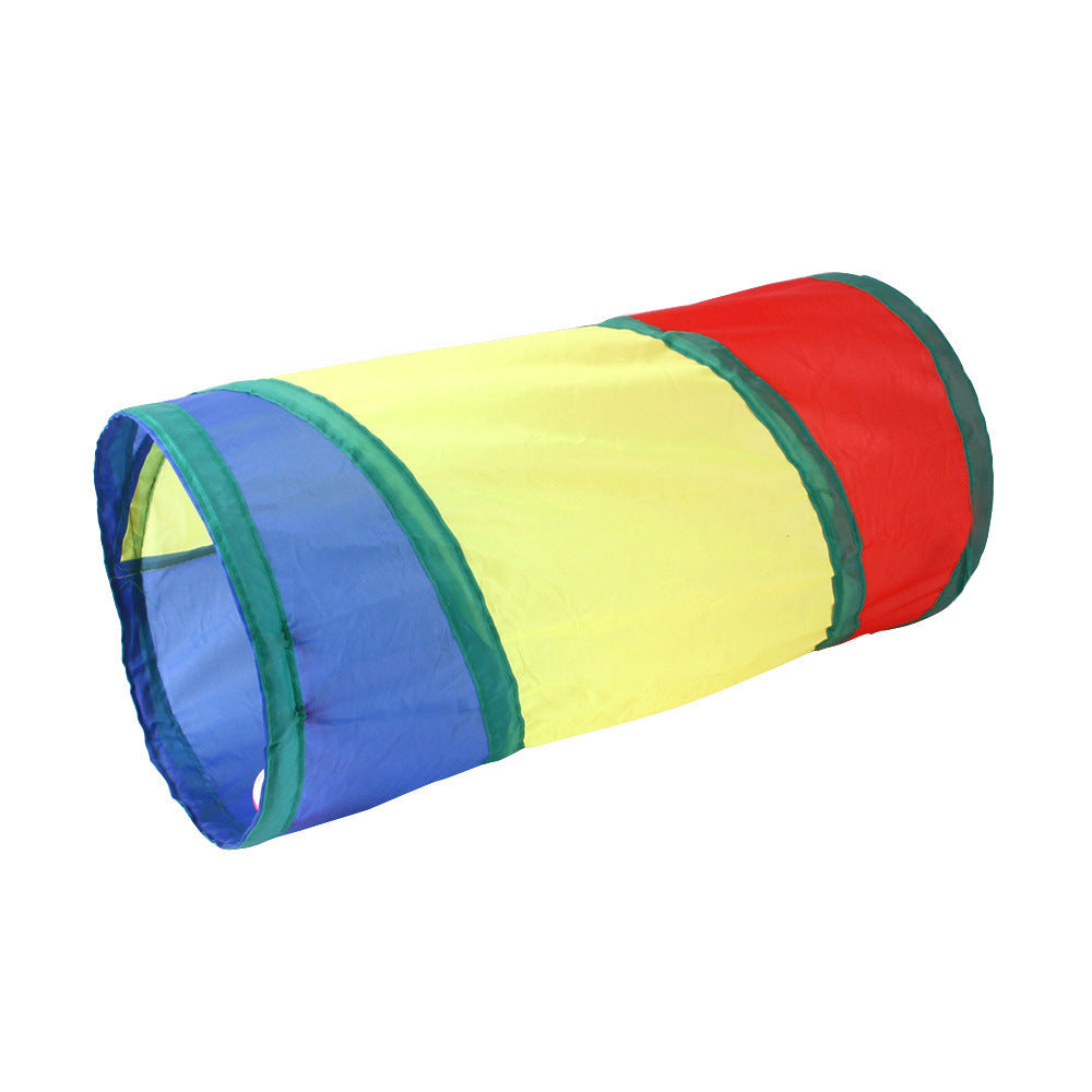 Playful Cat Tunnel Adventure