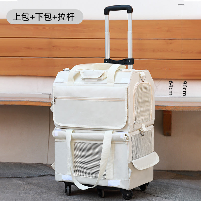 Double-Decker Cat Travel Carrier