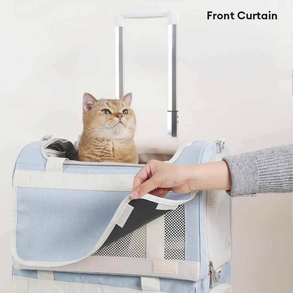 Double-Decker Cat Travel Carrier