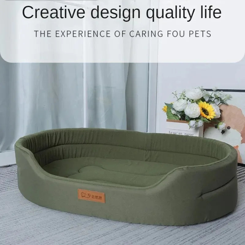 ComfyPaws Pet Bed & Feeder Combo