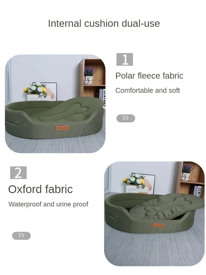 ComfyPaws Pet Bed & Feeder Combo