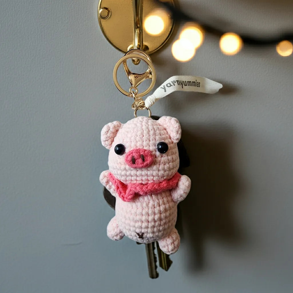 Blossom the Sweet Pig - Pocket Pal Keychain 🐷