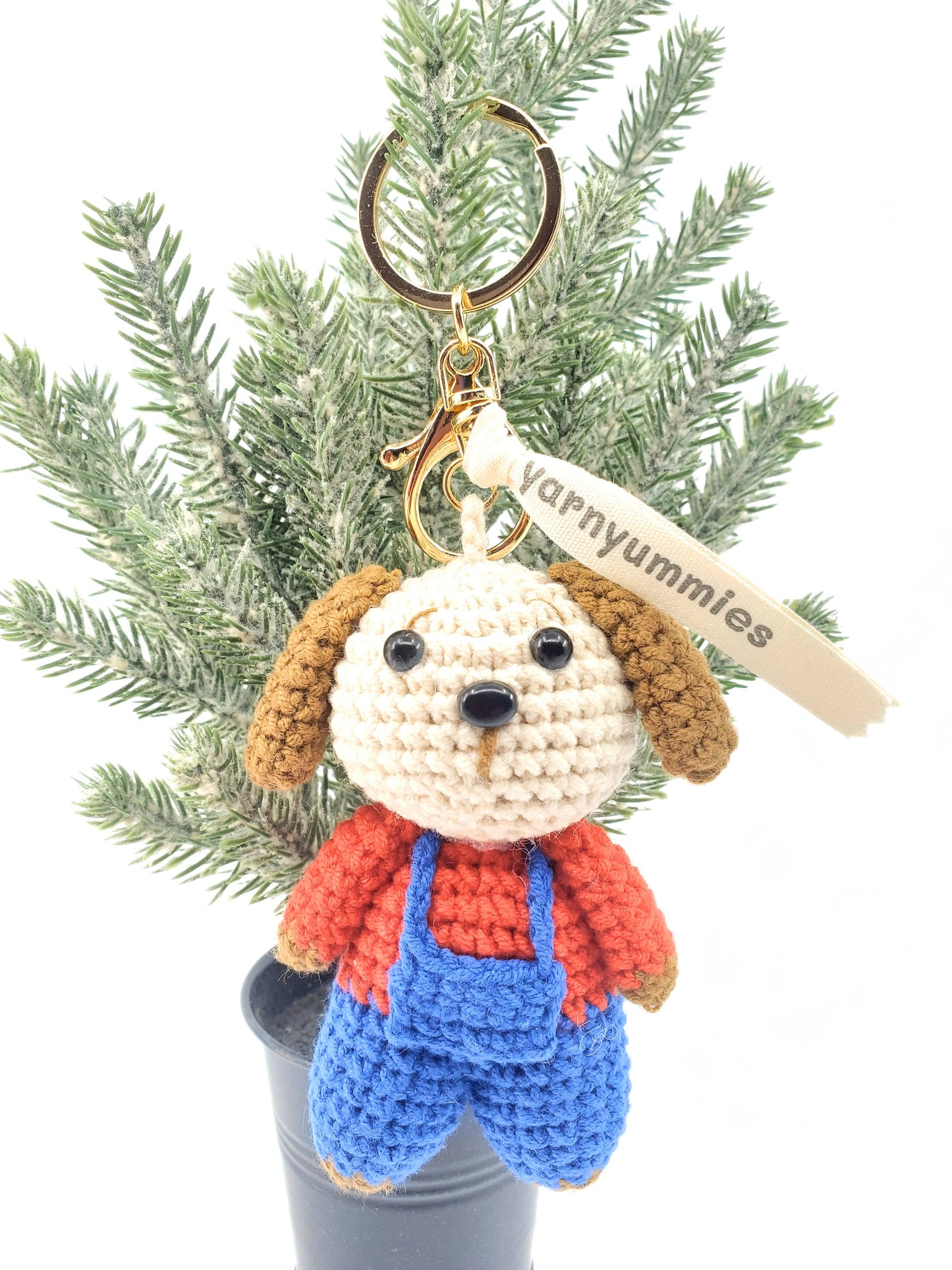 Waffles the Handy Pup - Pocket Pal Keychain 🐶