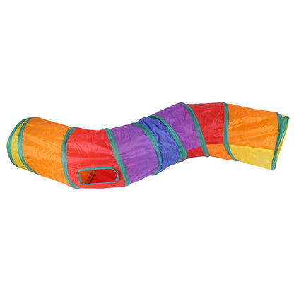 Playful Cat Tunnel Adventure