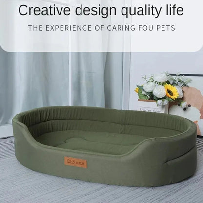 ComfyPaws Pet Bed & Feeder Combo