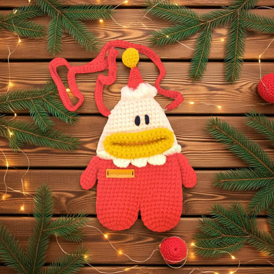 Festive Mini Santa Messenger Bag