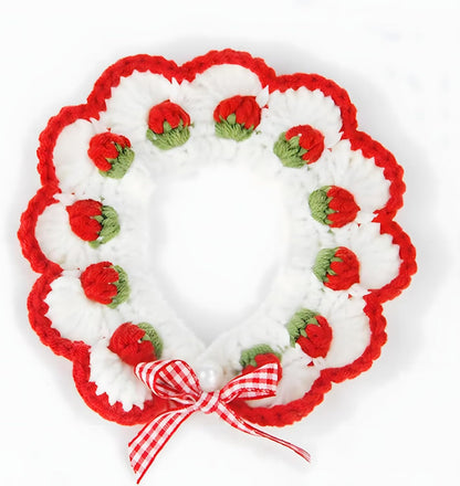 Cute Strawberry Cat Collar
