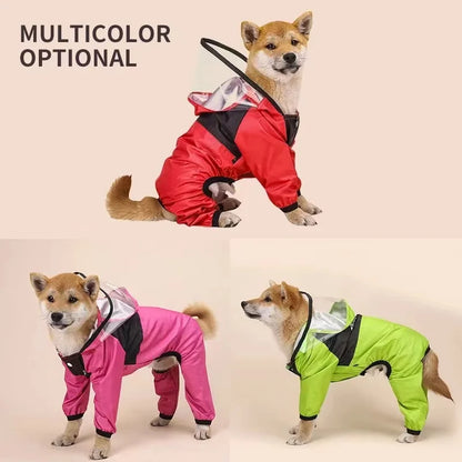 Puddle-Proof Dog Raincoat